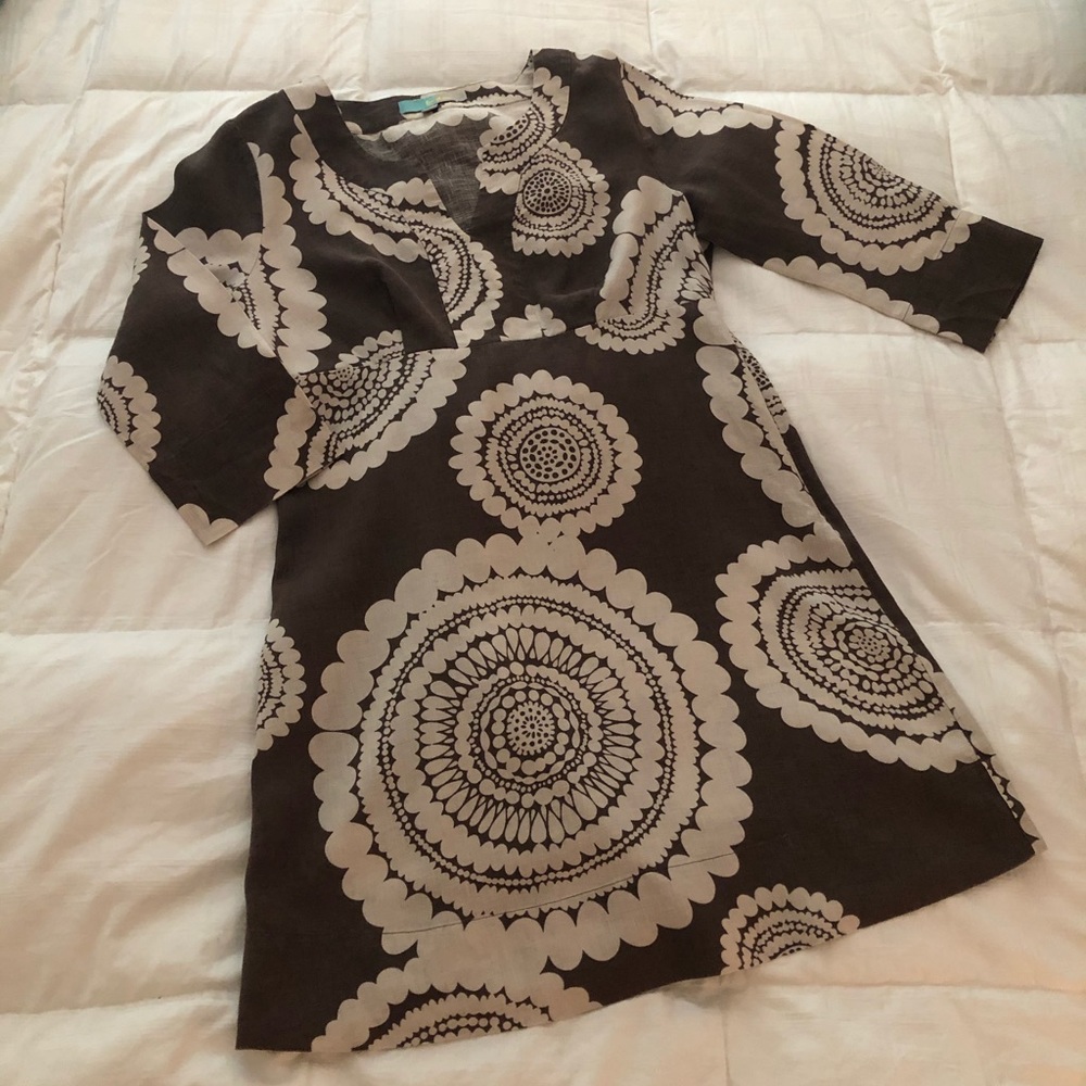 Boden Linen Tunic Dress